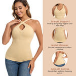 JOYSHAPER Women Tummy Control Shapewear Tank Tops Halter Compression Camisole Slimming Body Shaper Camisole
