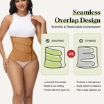 SHAPSHE Waist Trainer for Women Postpartum Recovery Wrap Girdles Cincher Corset Shapewear Belly Band Coffee L