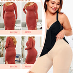 Werena Tummy Control Shapewear Shorts for Women Seamless High Waisted Body Shaper Shaping Underwear Girdle Panties(A1# Medium Control Nude, Medium)