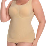 Werena Compression Tanks for Women Shapewear Tank Top Tummy Control Top Slimming Body Shaper Camisole With Built-in Bra