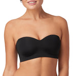 Maidenform womens Pure Comfort Strapless Wireless Dm7685 Bra, Black, Medium US