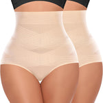 Werena Tummy Control Shapewear Panties for Women High Waisted Body Shaper Slimming Shapewear Underwear Girdle Panty