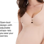 SPANX SPANXsculpt OnCore Open-Bust Brief Bodysuit - Sculpting Body Shaper for Women - Level 4 Compression