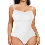 Nebility Shapewear Bodysuits Women Clothing Tummy Control Seamless Full Body Shaper Waist Trainer Jumpsuits Top(White,Large)