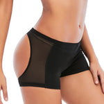 Yougeil Women's Butt Lifter Control Panties Seamless Body Shape Lifting Enhancer Boyshorts Shapewear Underwear Black