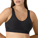 Bali Women's Comfort Revolution Shaping Wirefree Bra, Black, Small