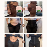 Lover-Beauty Tummy Control Shapewear for Women Strapless Fajas Body Shaper Shorts Butt Lifter Girdle Brown L
