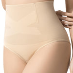 Ousmile Shapewear for Women Tummy Control Seamless Underwear Panties High Waist Body Shaper Cotton Spanks Girdle Under Dress Nude