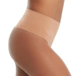 SPANX SPANXshape Everyday Shaping Thong - Core Control Shapewear Underwear - Invisible Under Clothes - Seamless Design - Naked 3.0 - Medium
