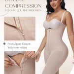 SHAPSHE Shapewear Tummy Control Fajas Moldeadoras De Cintura Y Abdomen Full Body Faja Postpartum Shapewear Fajas Post Surgery Compression Knee Length Shapewear for Women Corset Bodysuit Medium Tan