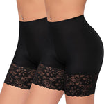 Slip Shorts for Under Dresses Women Anti Chafing Underwear Seamless Boyshorts Panties Lace Under Shorts