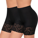 Slip Shorts for Under Dresses Women Anti Chafing Underwear Seamless Boyshorts Panties Lace Under Shorts