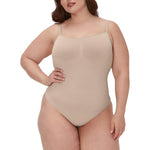 Maidenform Women's Seamless Shapewear, Tummy Control Thong Bodysuit, Firm Control Thong Body Shaper