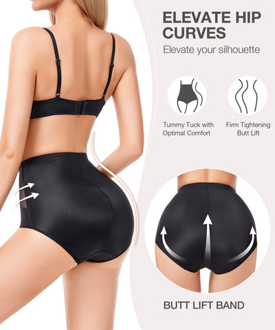 Wodelanle Tummy Control Shapewear Panties for Women Body Shaping Briefs Compression Underwear Seamless Shapewear Panty Girdle
