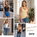 JOYSHAPER Women Tummy Control Shapewear Tank Tops Halter Compression Camisole Slimming Body Shaper Camisole