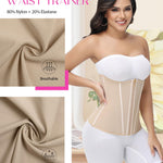SHAPSHE Waist Trainer for Women Tummy Control Long Torso Postpartum Belly Band Faja Body Cincher Shapewear with Adjustable Hook and Eye