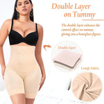 Werena Shapewear Shorts Tummy Control for Women High Waisted Body Shaper Underwear Slimming Slip Shorts Under Dresses