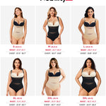 Nebility Thong Shapewear Bodysuit for Women Tummy Control Body Shaper Faja Seamless Waist Trainer Corset Stomach Girdles(XX-Large,Black Thong)