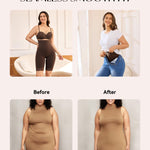 CYDREAM Shapewear for Women - High-Waisted Tummy Control Shorts Butt Lifting Panties Thigh Slimmer Faja Body Shaper Underwear (Brown, XX-Large)