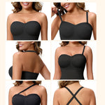 ANNZHIBRA Strapless Shapewear Slip for Women Tummy Control Full Slip