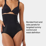 SPANX SPANXsculpt OnCore High-Waisted Brief - Powerful Sculpting Body Shaper - Level 4 Sculpting - Comfy Shapewear - Very Black - Medium