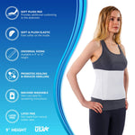 NYOrtho Postpartum Belly Binder, Abdominal Binder for Women, C-Section Recovery, Tummy Tuck Support, Belly Wrap for Postpartum, Swelling & Hernia - Latex-Free, Breathable - Medium 45"-60"