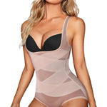 REYEOGO Shapewear Bodysuit for Women Tummy Control Butt Lifter Panty Hi-Waist Trainer Stomach Body Shaper Slimming Girdles (Purple Brown, XX-Large)