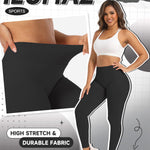Ieumaz Scrunch Butt Lifting Leggings for Women Gym Seamless Workout Leggings Mid Low Waist Tummy Control Yoga Pants Black