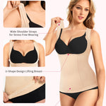 Gotoly Women's Waist Cincher Tummy Control Shapewear Compression Vest Invisible Body Shaper (Beige, Large)