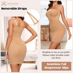 JOYSHAPER Women's Strapless Shapewear Slips for Under Dresses Adjustable Tummy Control Slip Cami Dress Body Shaper