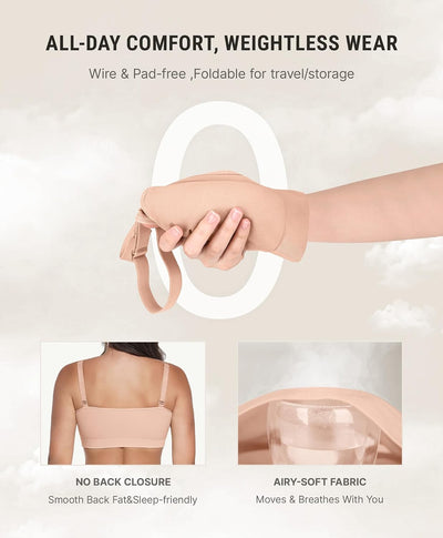 FeelinGirl Bras for Women Comfy Seamless Wireless Bralettes