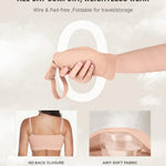 FeelinGirl Bralettes for Women Seamless No Underwire Unpadded Bra Nude Small