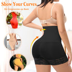 Tummy Control Shapewear Shorts for Women High Waisted Body Shaper Panties Slip Shorts Under Dresses Thigh Slimmer(#A4 Black(shaping),XX-Large)