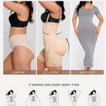 Lover-Beauty Faja Postparto Para Mujer Tummy Tuck Compression Garment Shape Wear for Women Faja Body Shaper Butt Lifting Shapewear Fajas Colombianas Beige XXL