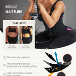 FeelinGirl Women Corset Workout Waist Trainer Belt Tummy Control Waist Cincher Sport Workout Waist Trimmer Rose Red XL