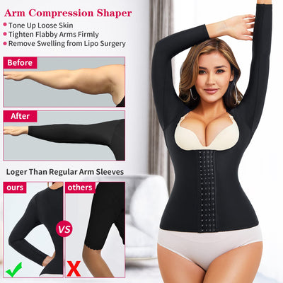 Gotoly Women Waist Trainer Slim Shapewear Tummy Control Corset Post Surgical Compression Top (Black, Small)
