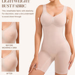 BRABIC Waist Trainer Shapewear Bodysuits for Women Tummy Control Seamless Full Low Back Faja Body Shaper Butt Lifter(Beige, XX-Large)