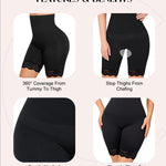 CYDREAM Shapewear for Women - High-Waisted Tummy Control Shorts Butt Lifting Panties Thigh Slimmer Faja Body Shaper Underwear (Black, Large)