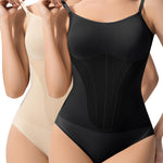 Shapewear Bodysuit Tummy Control Seamless for Women, Inverted Triangle Design with Hip Texture, Faja Body Waist Briefs