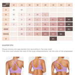 FeelinGirl Wireless Supportive Bra for Women, Seamless Comfort Bralettes No Underwire Full Coverage Everyday Bras Purple