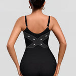 OQQ Women’s Shapewear Bodysuit Seamless Tummy Control Body Suit Soft Stretch Tank Top for Everyday Wear Black