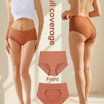 ROSYCORAL High Waisted Seamless Underwear for Women Full Coverage Hiphugger High Rise Silky No Show Briefs Panties 6 Pack (M)