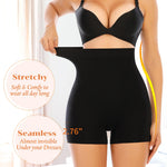 Womens Seamless Shaping Boyshorts Panties Tummy Control Underwear Slimming Shapewear Slip Shorts(#A3 Black(medium Tummy Control),Medium)