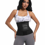 SCULPT TOUCH Women's Waist Trainer Corset, Tummy Control Shapewear Belt for Workout, Black (Black, Large)