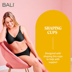 Bali womens Passion For Comfort Minimizer Underwire Bra, Toffee, 38D