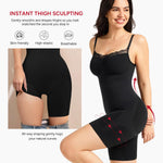 Nebility Shapewear Bodysuits for Women Tummy Control Body Shaper Seamless Waist Trainer Lace Body Suit (Black, Medium)