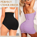 Werena Tummy Control Shapewear Panties For Women Seamless High Waist Shaping Body Shaper Girdle Underwear