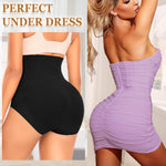 Werena Tummy Control Shapewear Panties For Women Seamless High Waist Shaping Body Shaper Girdle Underwear (#1 Black,Large)