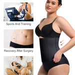 Lover-Beauty Waist Trainer for Women Latex Underbust Waist Cincher Corset, Tummy Control Corset Sport Girder Hourglass Body Shaper, 4XL, Black