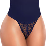 Werena Tummy Control Thong Shapewear for Women High Waist Body Shaper Panties Girdle Lace Shaping Underwear